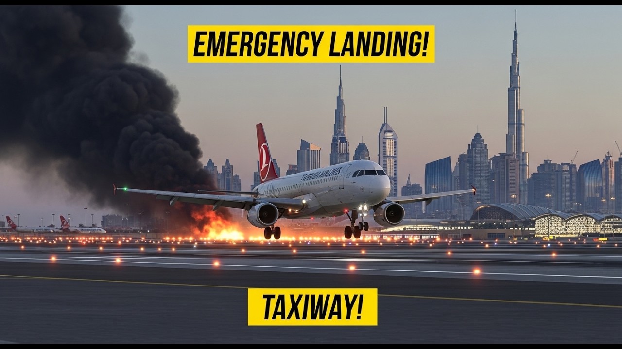 Emergency Landing on Taxiway! Istanbul → Dubai | A320 | MSFS