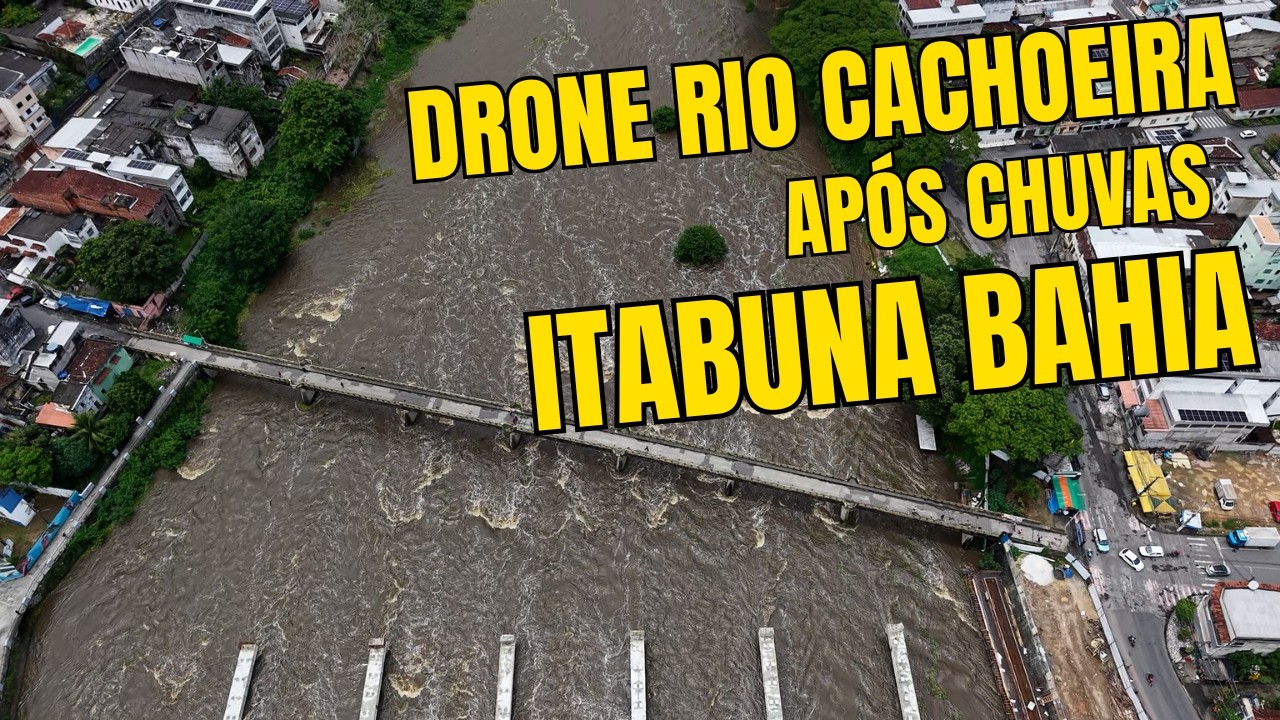 ZÉ DRONE MONITORA RIO CACHOEIRA MARÇO DE 2026