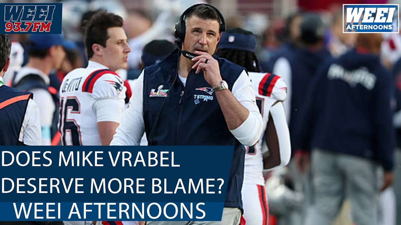 Mike Vrabel deserves more blame than he has gotten for Patriots Super Bowl loss | WEEI Afternoons