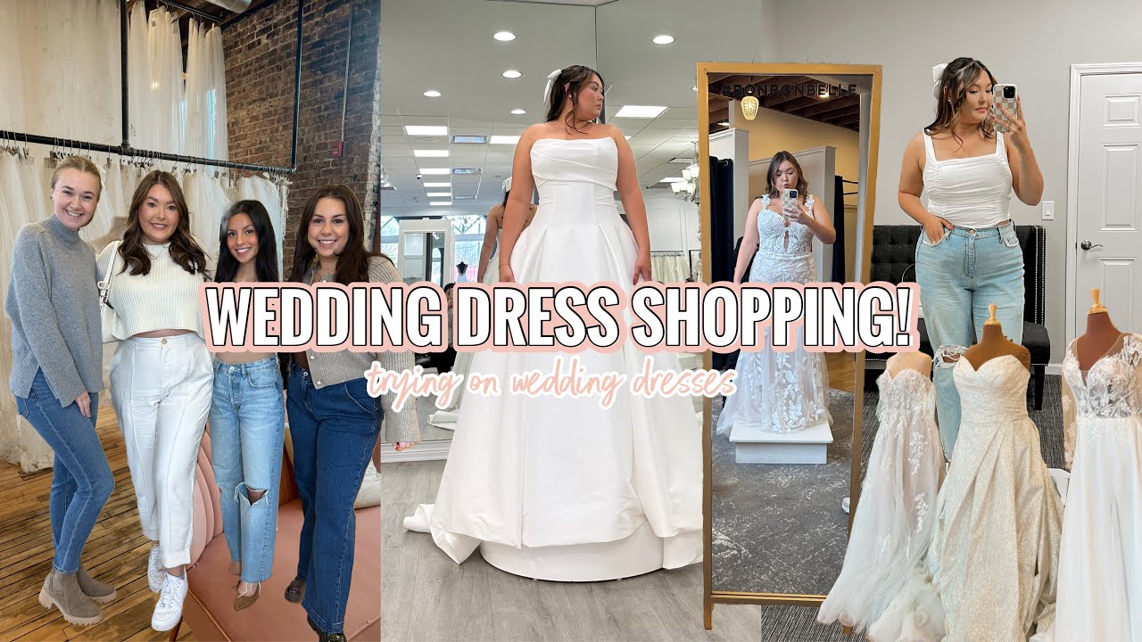 WEDDING DRESS SHOP WITH ME | 2025 Bride | wedding vlog