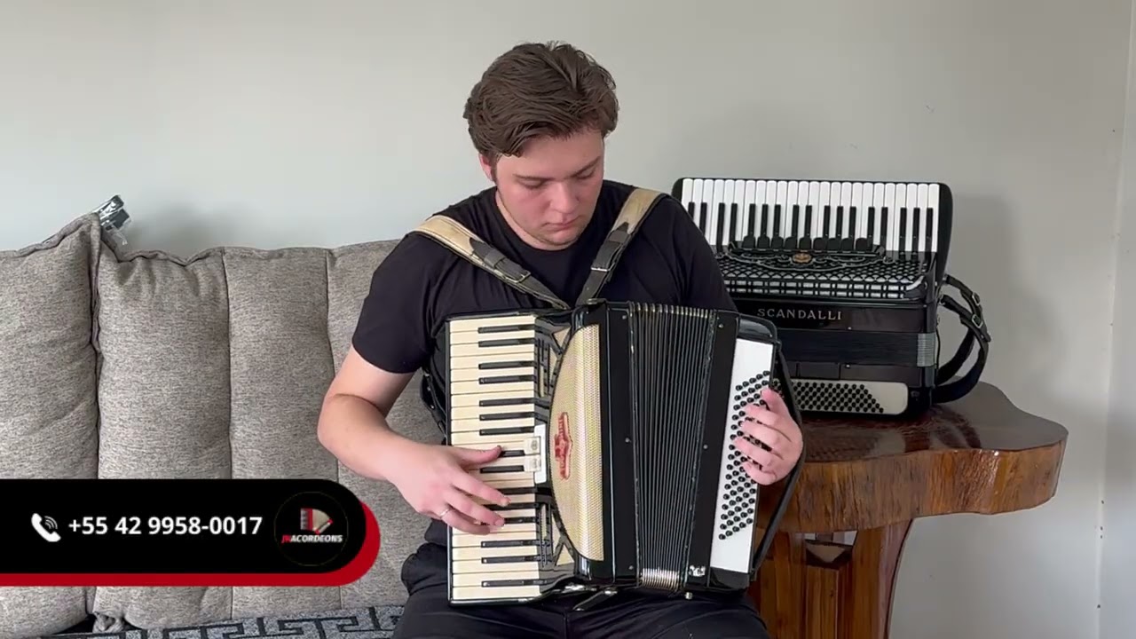 Acordeon Todeschini 80 baixos