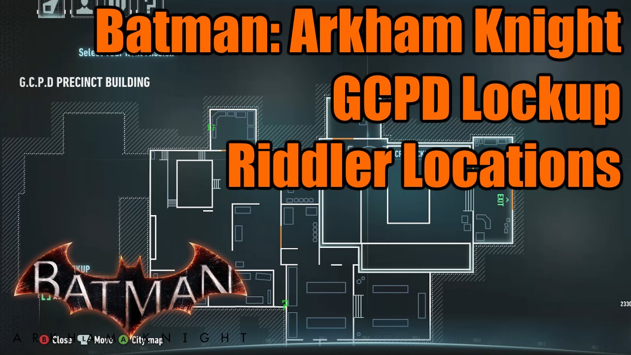 Batman: Arkham Knight: GCPD Загадочные трофеи и загадки HD/60