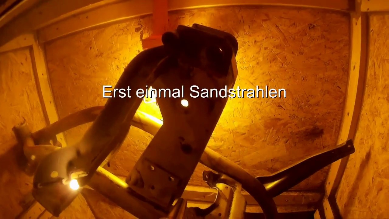 Simson Schwalbe Rahmen Hohlraum behandeln und versiegeln Teil 2