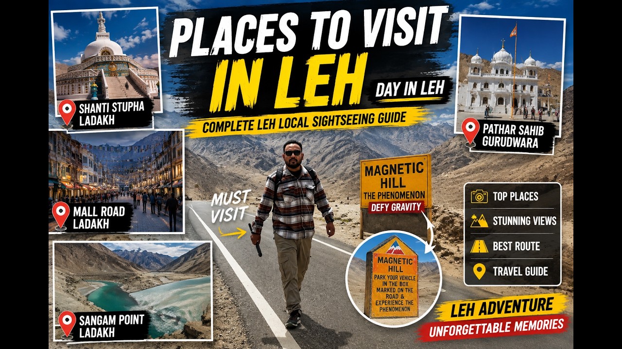 Episode - 2 | Ladakh Tourist Places | Places to visit in Ladakh | Complete Guide Of Ladakh