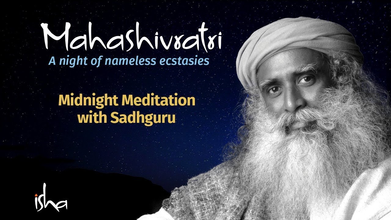 MahaShivRatri 2018 Live - Isha Yoga Center - Part 3 (Midnight Meditation) | Sadhguru