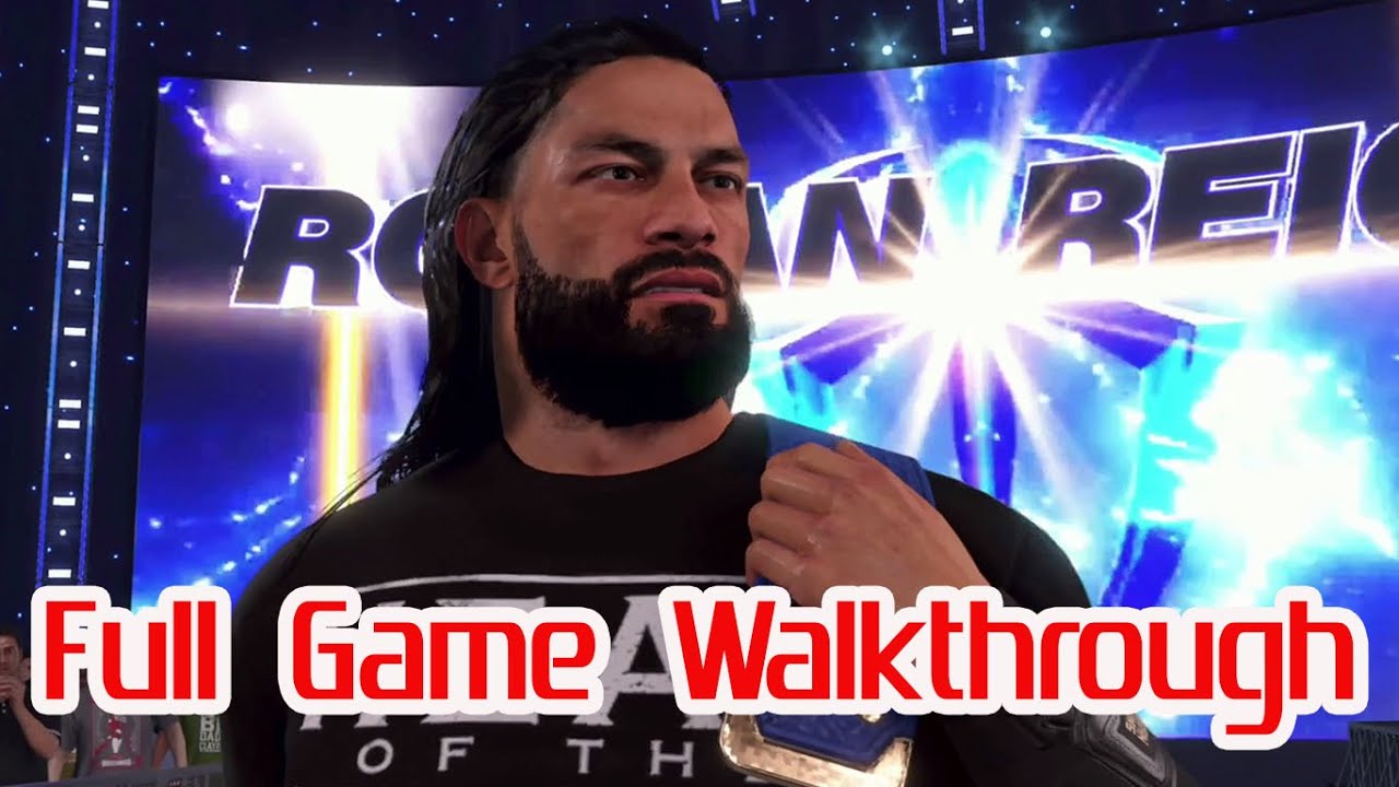 WWE 2K22 MyRise Full Game Walkthrough No Commentary 4K