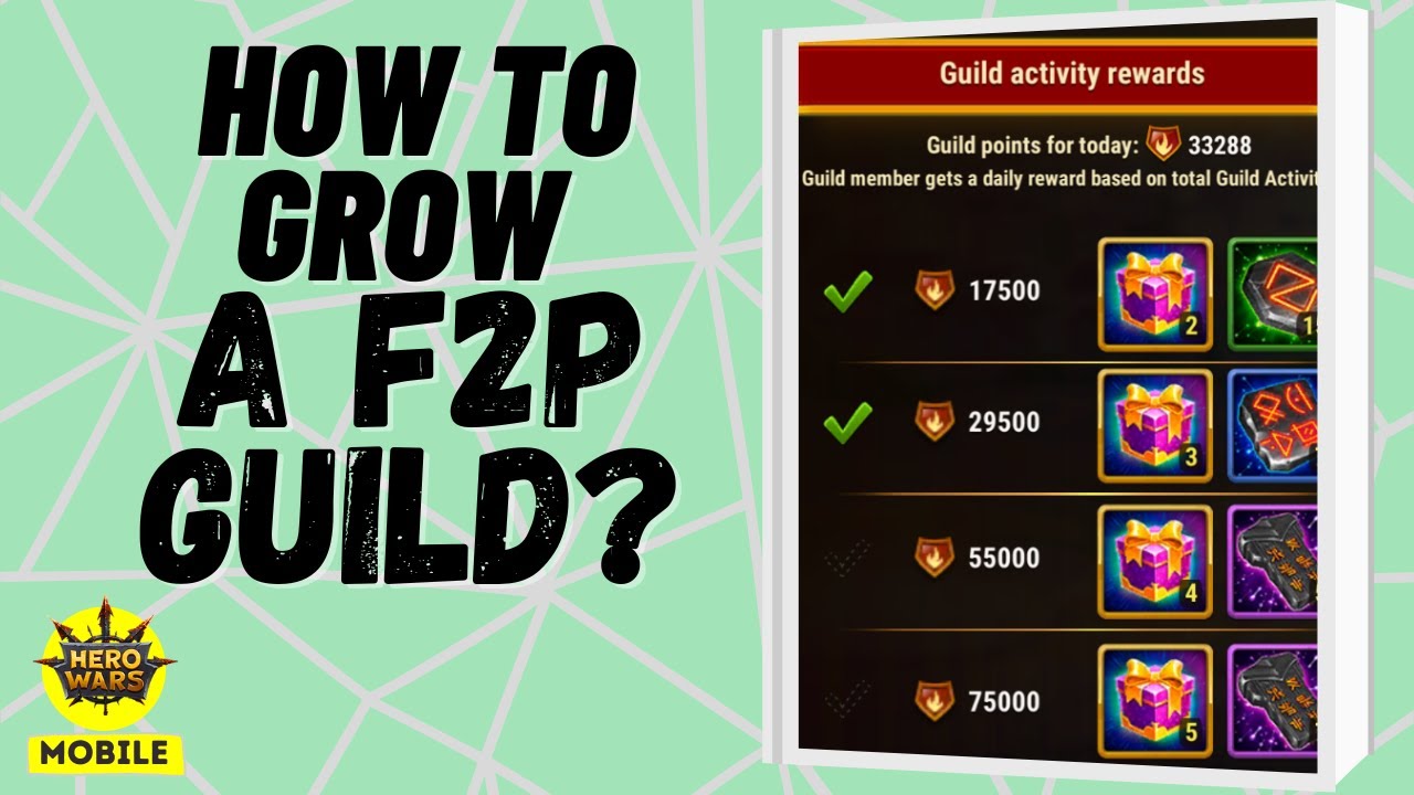 How to Build a Better Guild without demanding activity! | Hero Wars