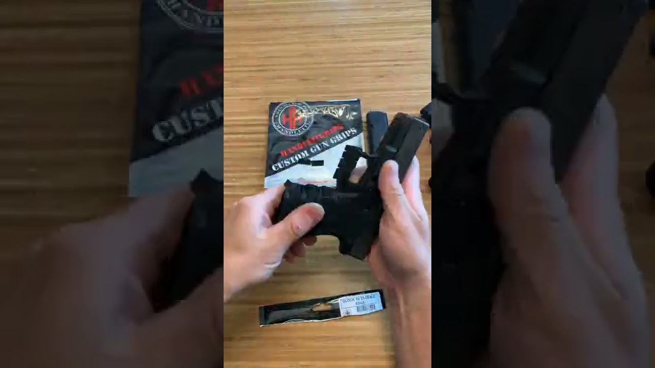 HandleIt Edge Series Grips For My Glock 19 Gen 3 x The Difference Is Crazy x 🔥🔥🔥