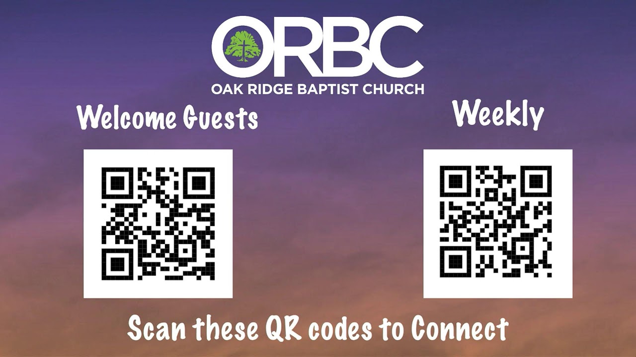 Oak Ridge Baptist Church Weekly Family Reunion