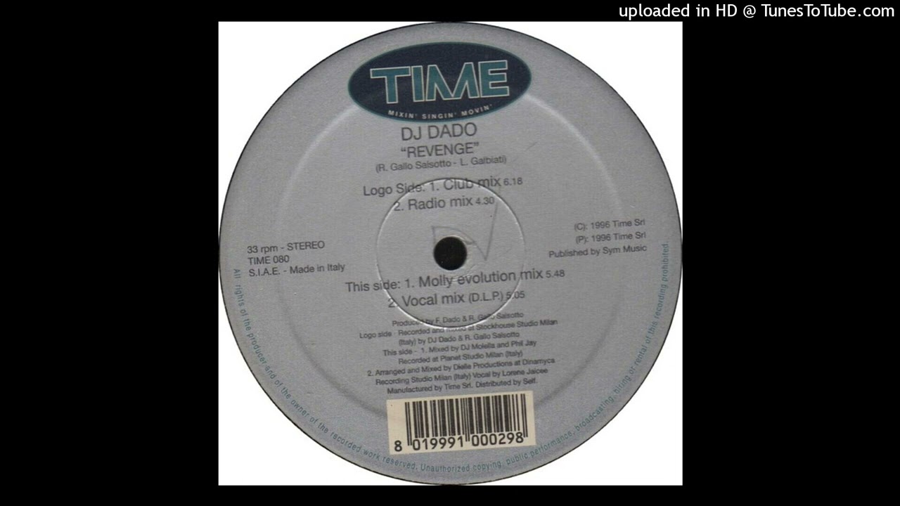 Dj Dado - Revenge (Vocal Mix D.L.P.) 1996