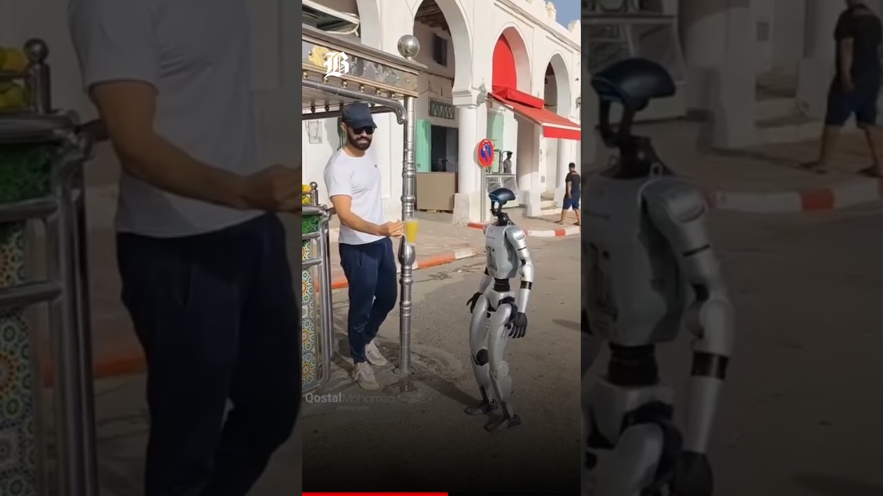 Smart Robot Roams Streets of Bejaad to Promote the City