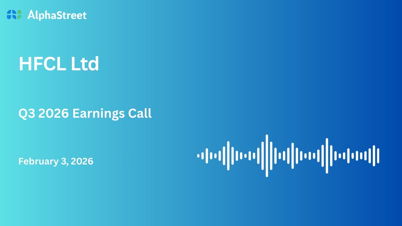 HFCL Ltd Q3 FY2025-26 Earnings Conference Call