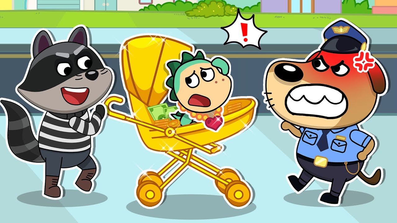 😂 Baby Goo vs. Mr. Robbins!? The Craziest Chase Ever! 🍼💸 | Stories for Kids by Fire Spike