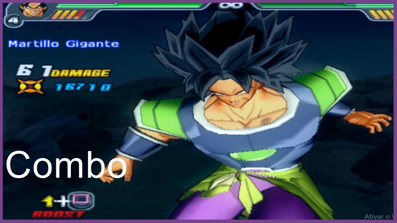 Combo Broly base (Dragon ball super). Dragon ball budokai tenkaichi 4