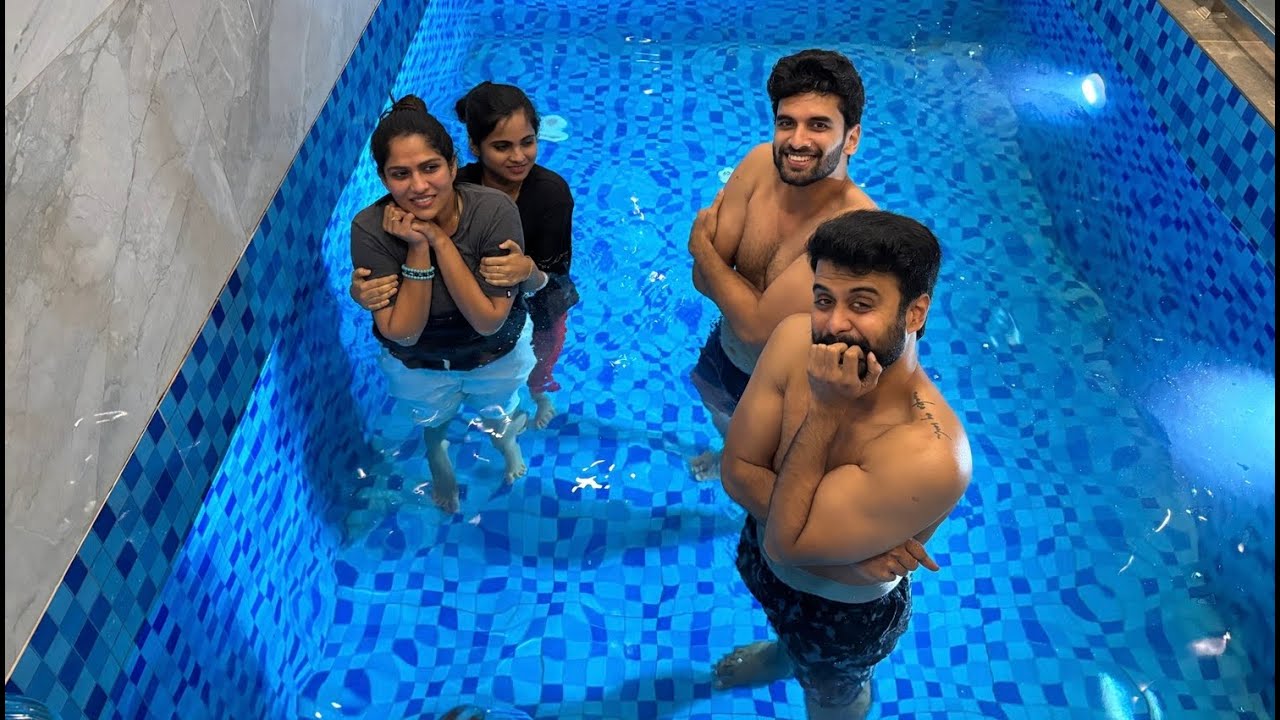 മുന്നാറിലെ തണുപ്പിൽ poolൽ ചാടി കിളി പോയി😅😜