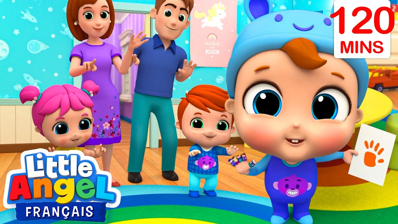 La Famille des Doigts | Comptines avec Bébé Louis | Little Angel Français