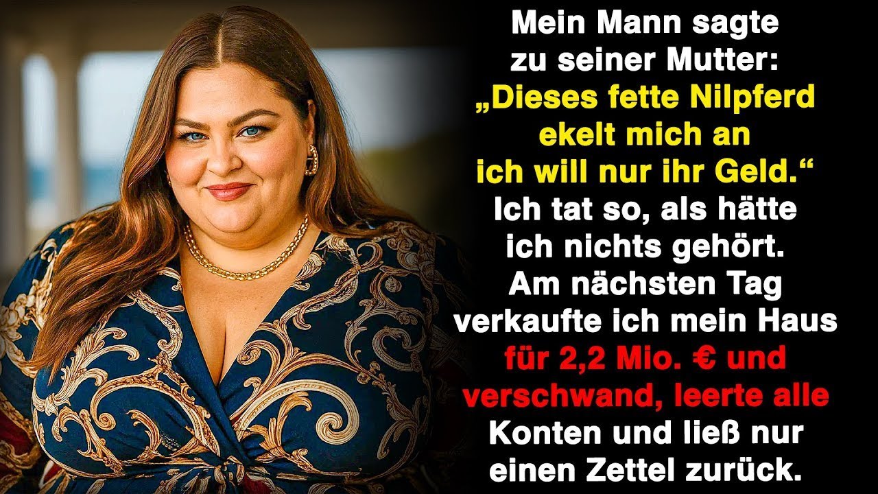 Mein Mann sagte_ _Dieses Nilpferd ekelt mich an._ Ich schwieg. Am nächsten Tag änderte sich alles