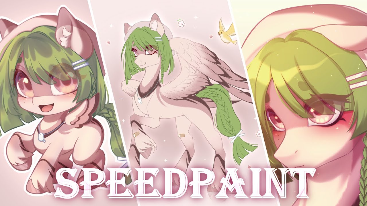 【Speedpaint】MLP - Design / YCH / Head shot (Commissions)