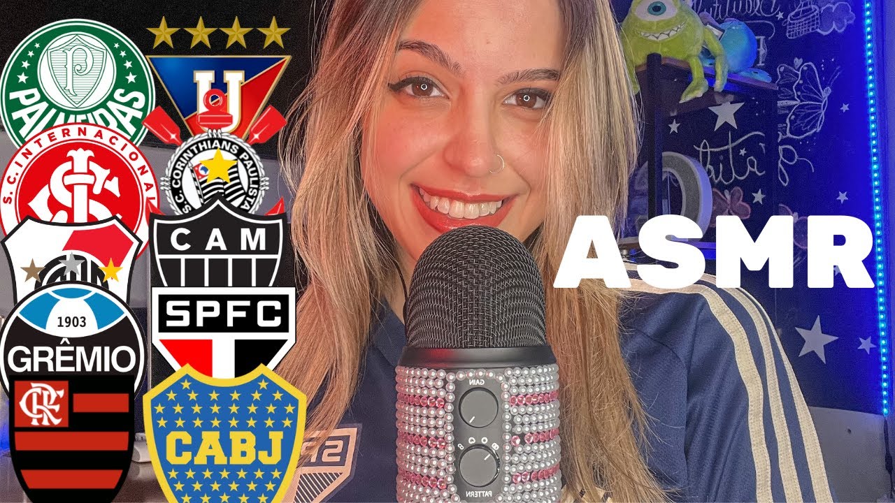 ASMR SUSSURRANDO NOME DOS CAMPEÕES DA LIBERTADORES