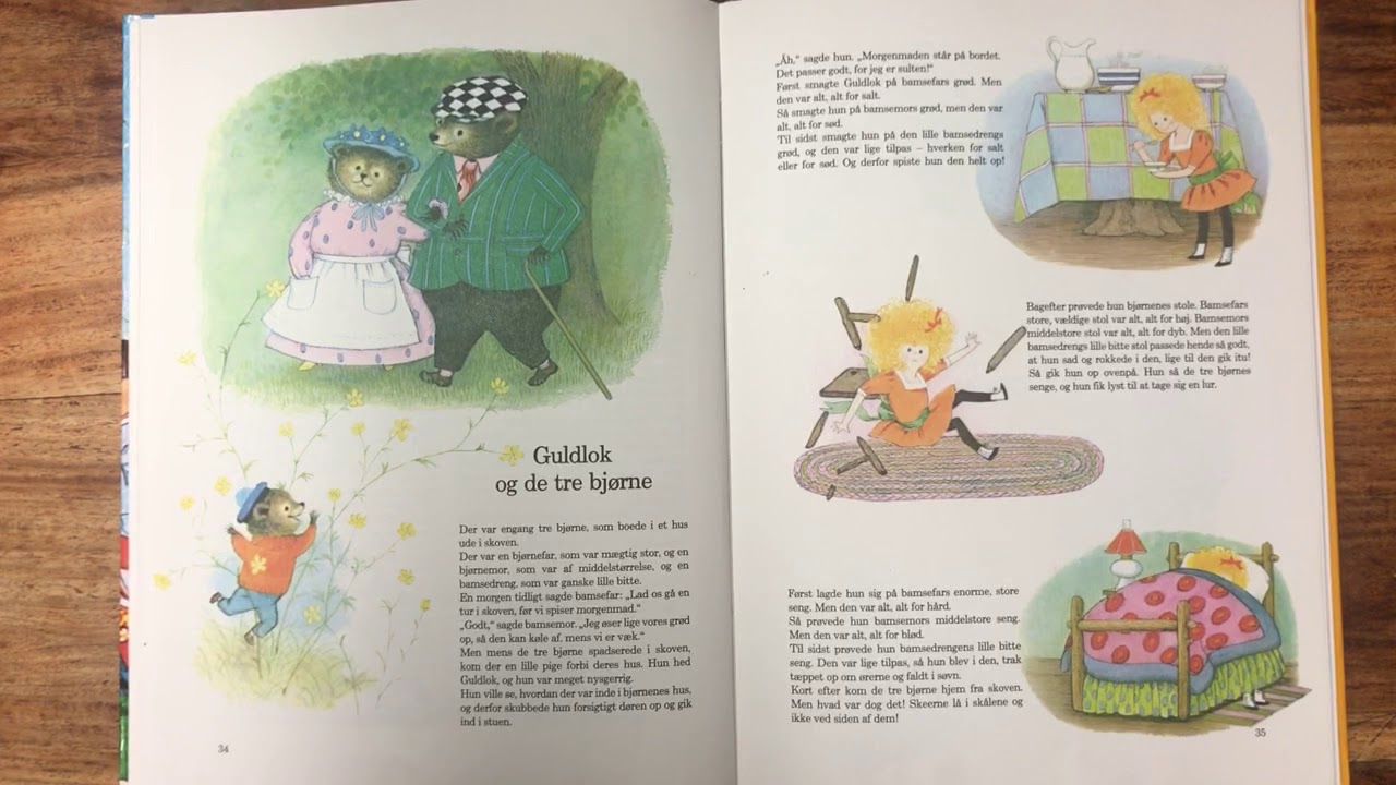 GULDLOK & DE 3 BJØRNE - HØJTLÆSNING FOR BØRN
