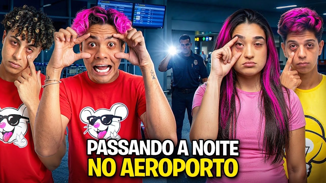 PASSAMOS A NOITE NO AEROPORTO FORA DO PAÍS *conseguimos ? 
