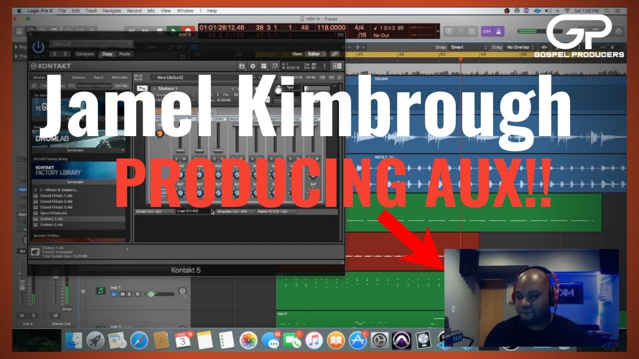 Jamel Kimbrough Records Aux On A Record For Leon Timbo!