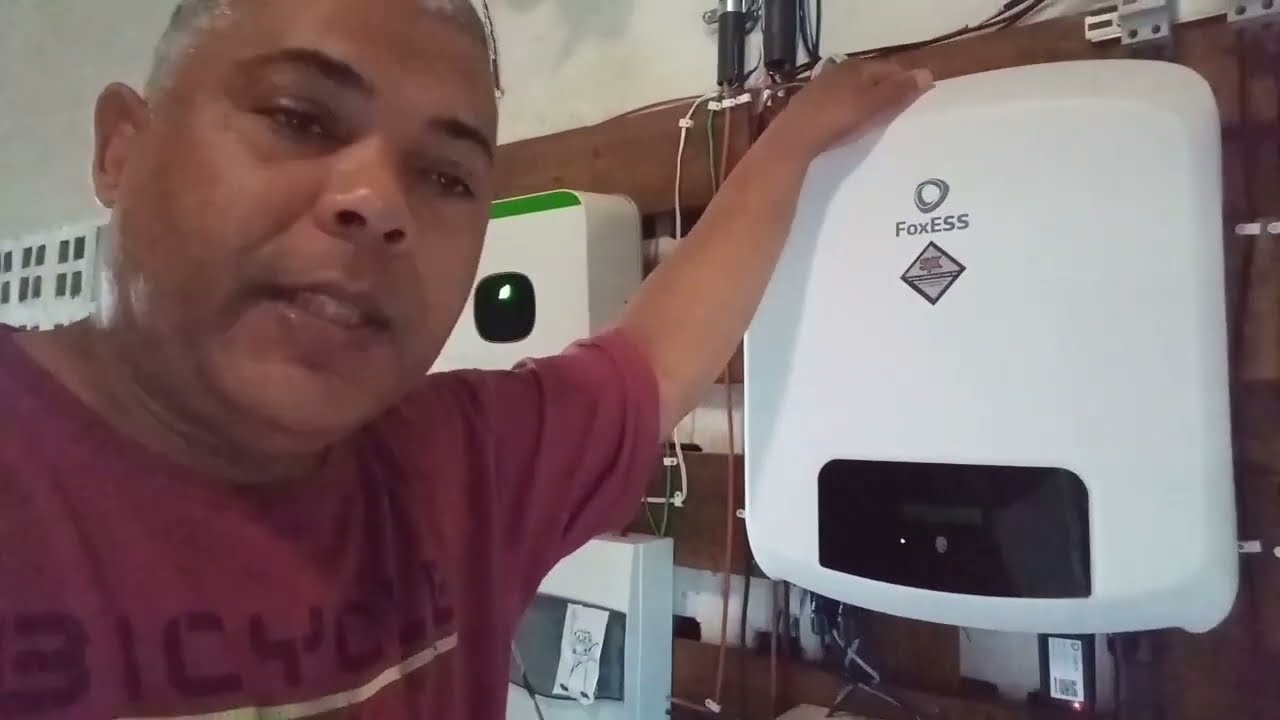 😓 Inversor FOX ess 5k começou a desligar sozinho . 😉😳😁 ô alívio