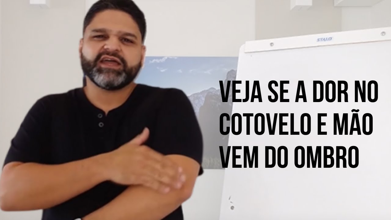 👀 Veja se a dor no cotovelo e mão vem do ombro