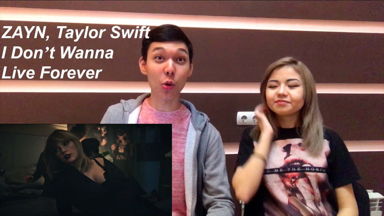 ZAYN, Taylor Swift - I Don’t Wanna Live Forever | Reaction