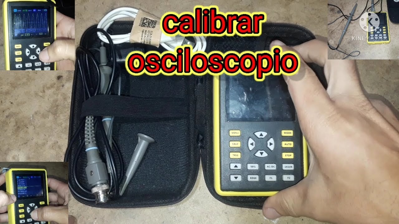 como calibrar osciloscopio fnirsi 5012h e  fazer medição da rede elétrica