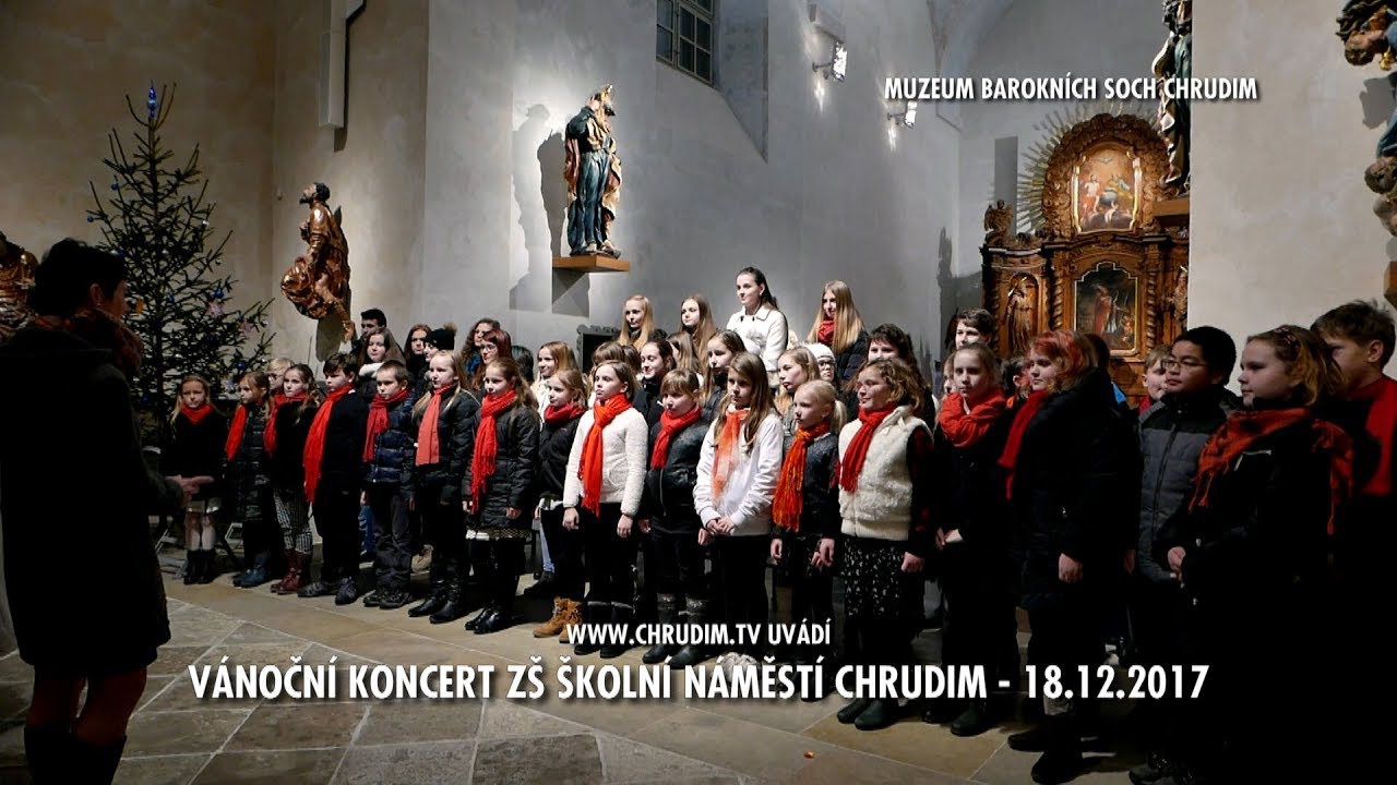 Vánoční koncert - Základní škola školní náměstí Chrudim - 18.12.2017