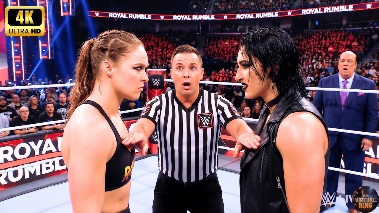 Ronda Rousey vs Rhea Ripley • Royal Rumble • January 25, 2026 👊 #rondarousey #rhearipley