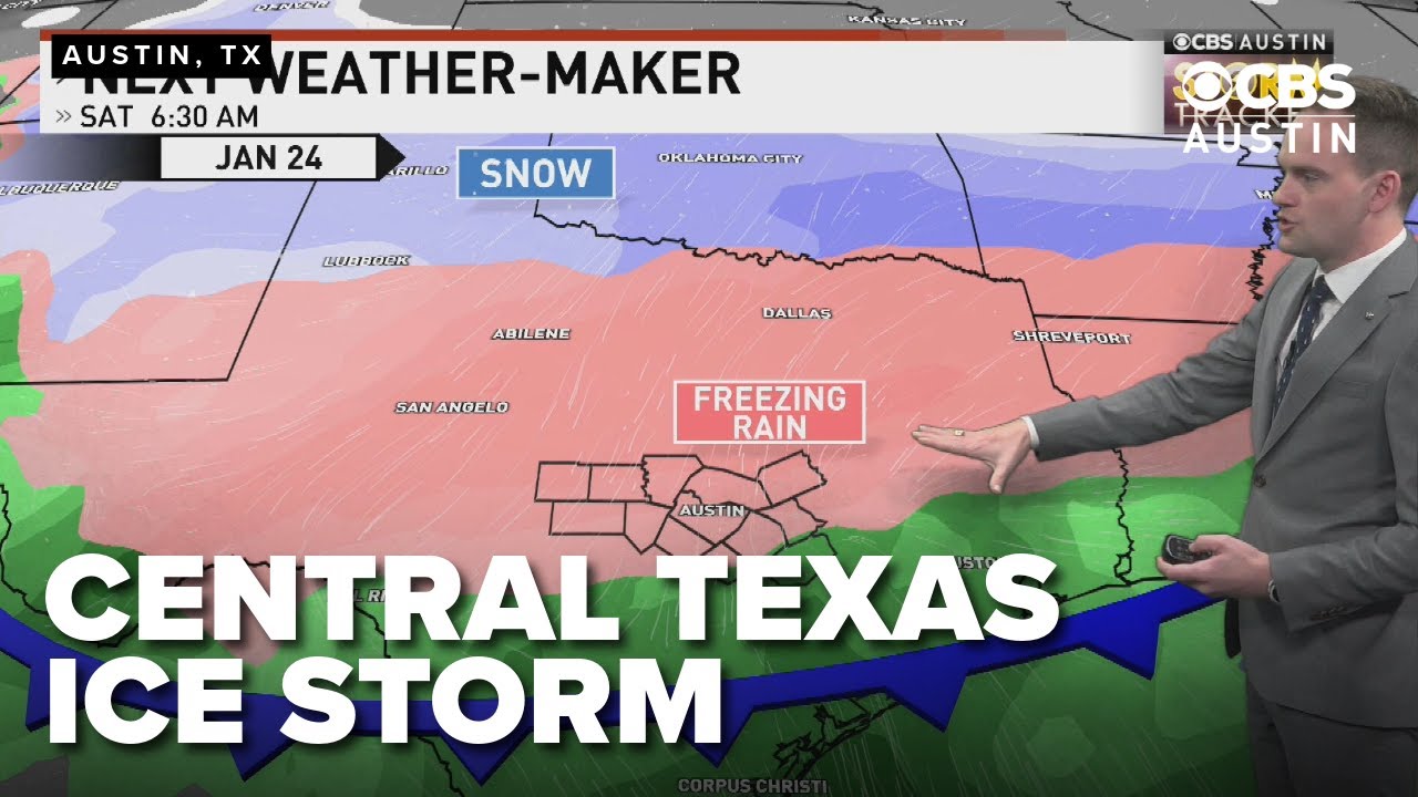 Central Texas braces for potentially dangerous winter storm with freezing rain forecast