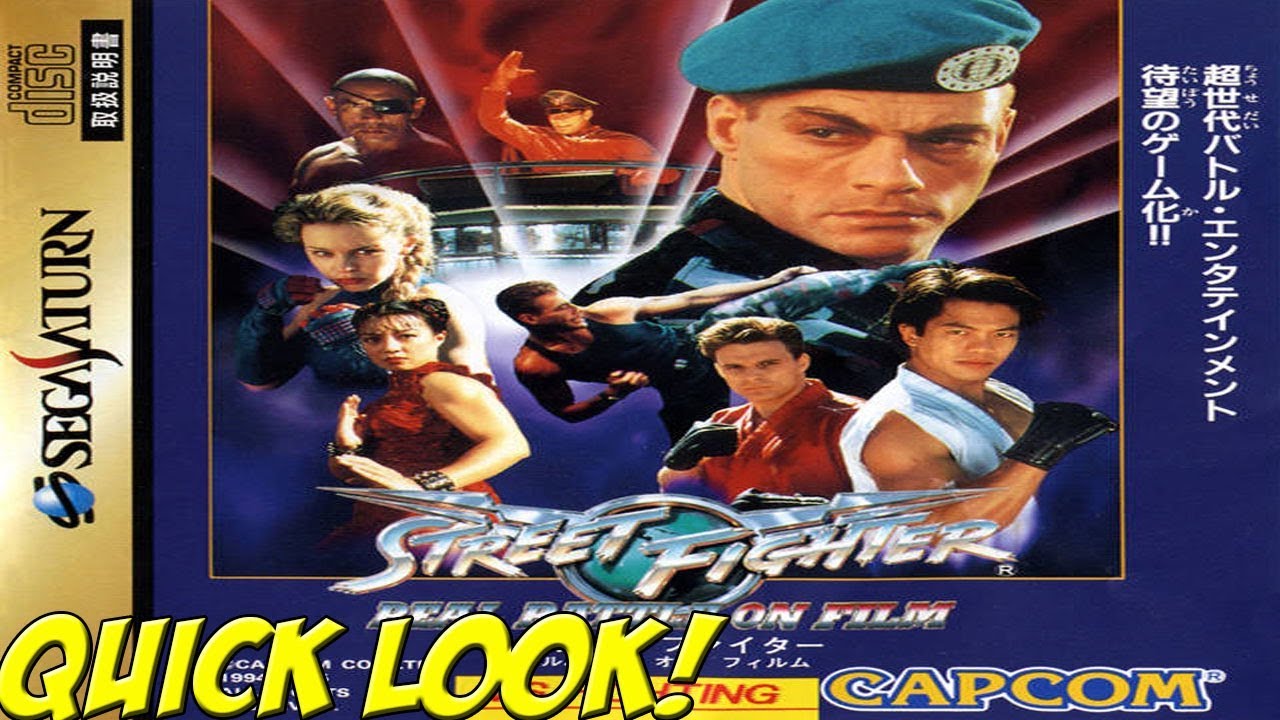 Sega Saturn: Street Fighter: The Movie! Quick Look - YoVideogames