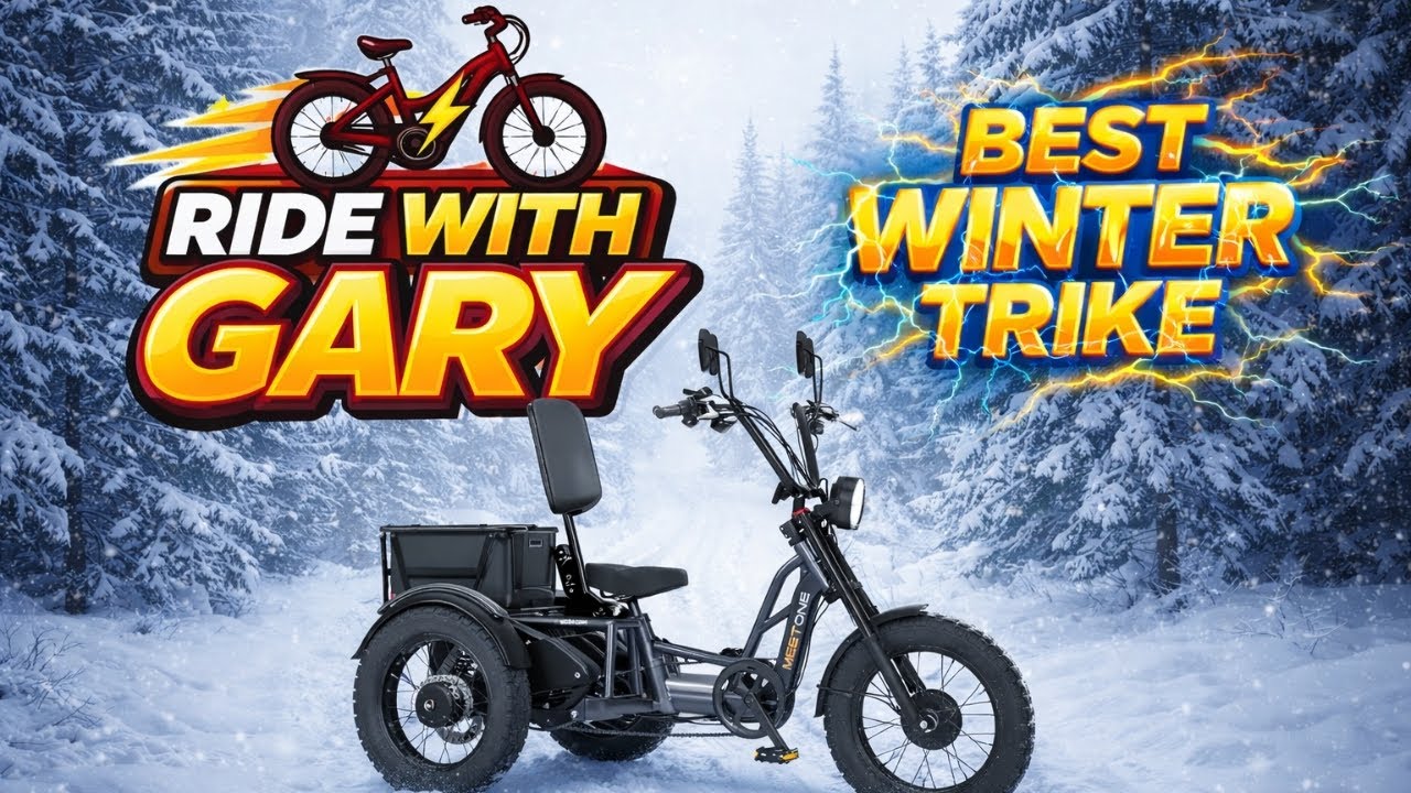 Действительно ли этот электровелосипед справляется со снегом? #etrike #ebike
