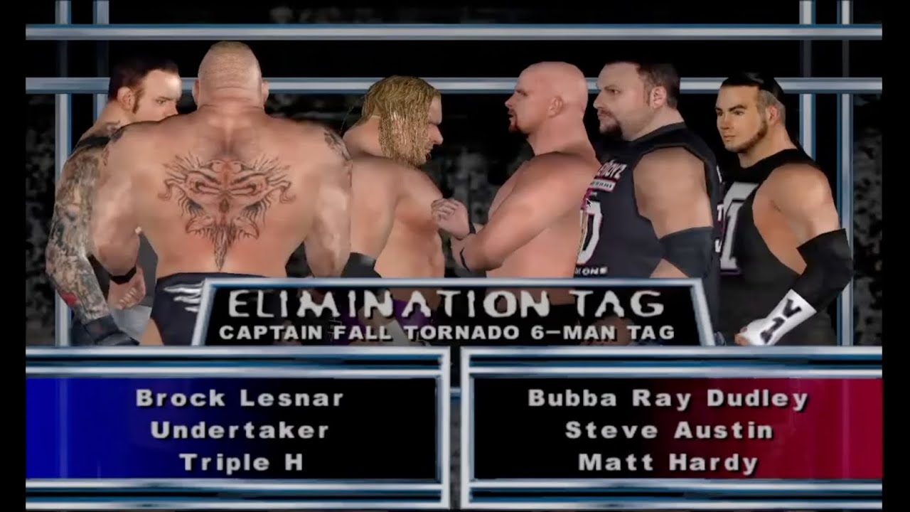 🔥EPIC WAR! Brock Lesnar, Undertaker & Triple H vs Austin, Dudley, Hardy | #WWEPs2 #HCTP #WWE🔥