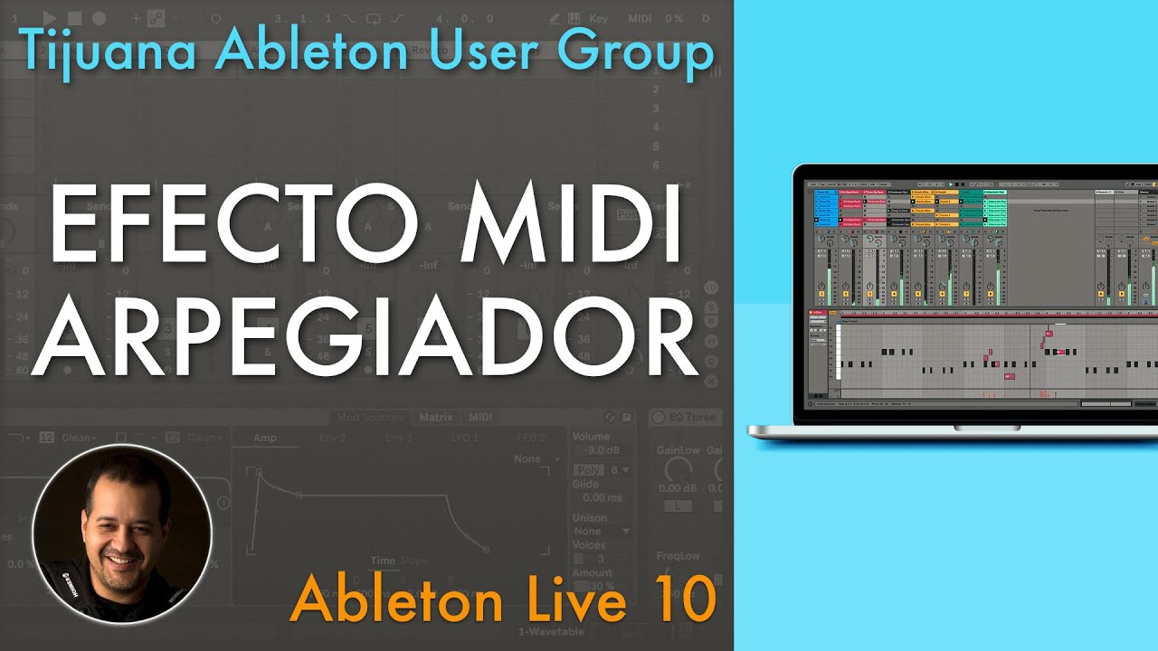 Efecto MIDI: Arpegiador (arpeggiator) en Ableton Live