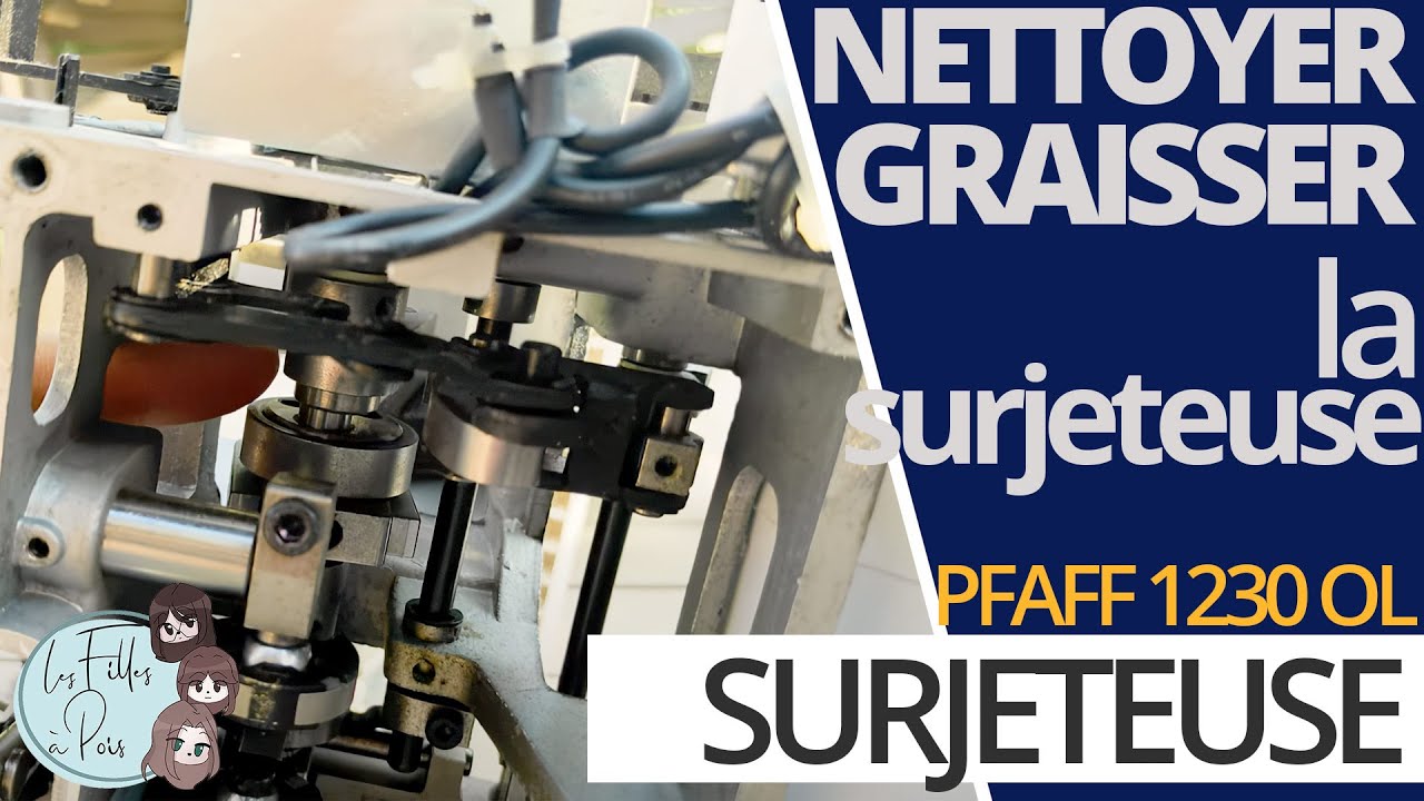 nettoyer et graisser la surjeteuse lidl 1230 ol facilement