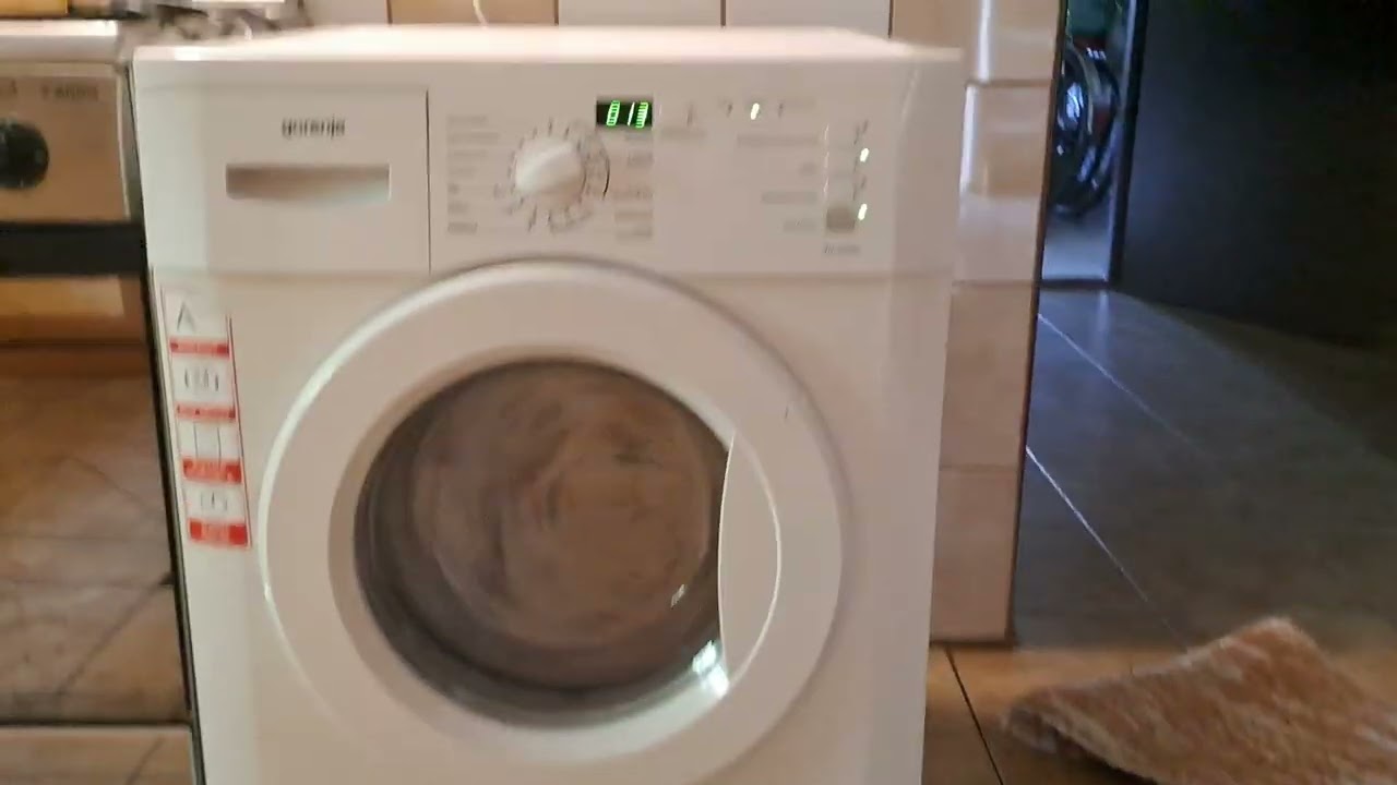 PRANIE W PRALCE GORENJE WA 60149. Program MIX40