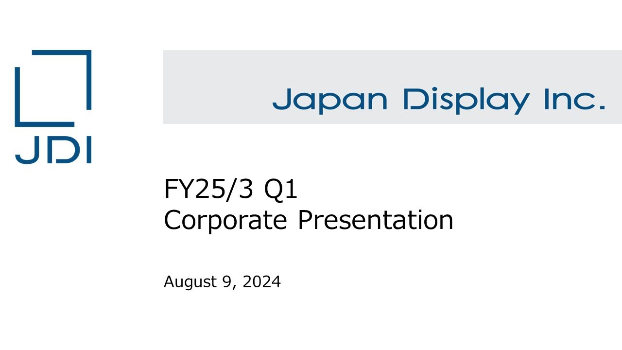 Web Conference, FY25/3 Q1 Earnings Review