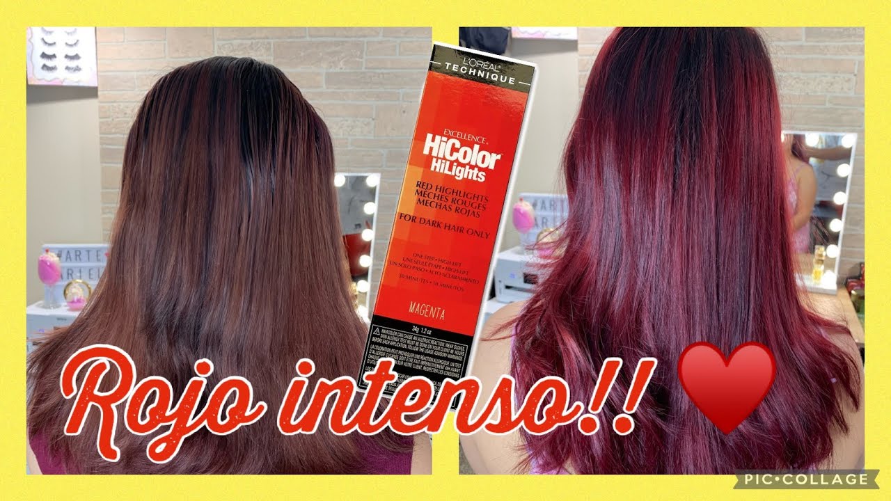 L’Oréal HiColor Rojo Intenso. Como pintarte el pelo en casa FÁCIL