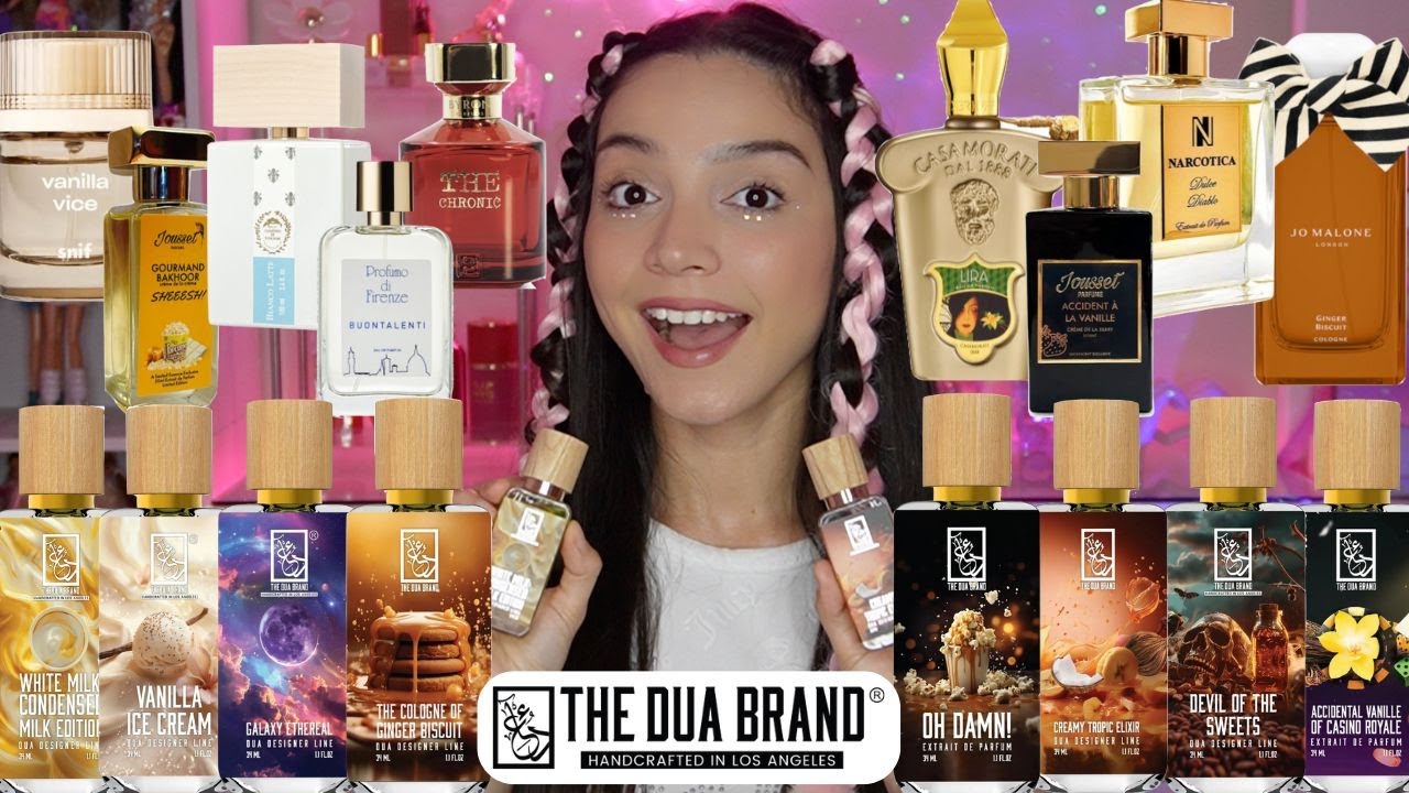 Probando inspiraciones económicas a perfumes caros de The Dua Brand