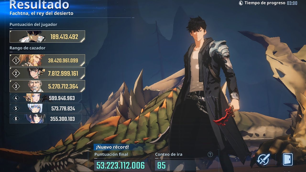 53.2B LIGHT TEAM GUILD BOSS 85RC / LAURA A0 | Solo Leveling Arise 