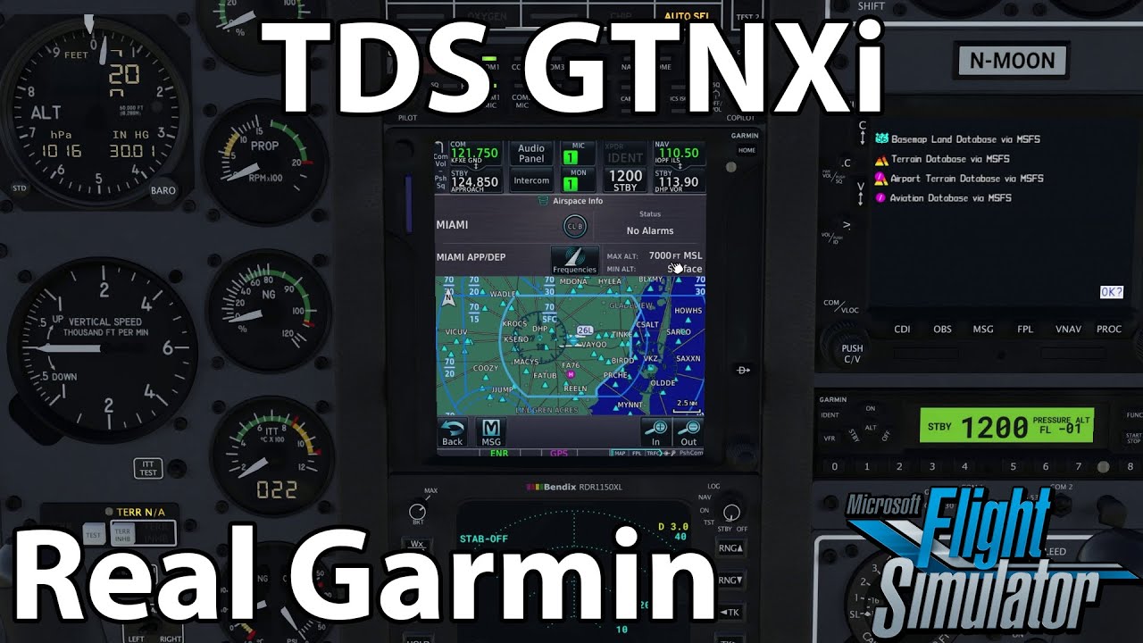 Best GPS for MSFS? A Real Garmin Unit | TDS GTNXi First Look | MSFS 2020