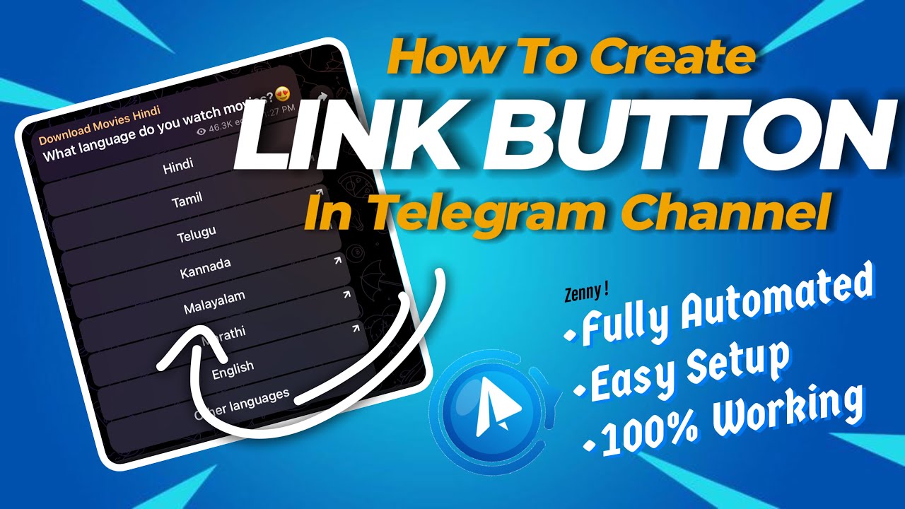 How to Create Link Buttons In Telegram Channel | Post Link Buttons In Telegram Channel
