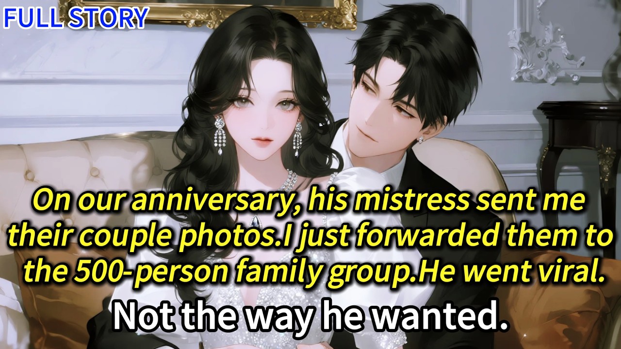 On our anniversary, his mistress sent me their couple photos.I just forwarded them to the 500...