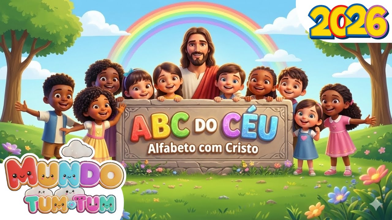 👼🏻 ABC Bíblico para Crianças | Aprendendo o Alfabeto Bíblico com Jesus (Musiquinha Infantil)