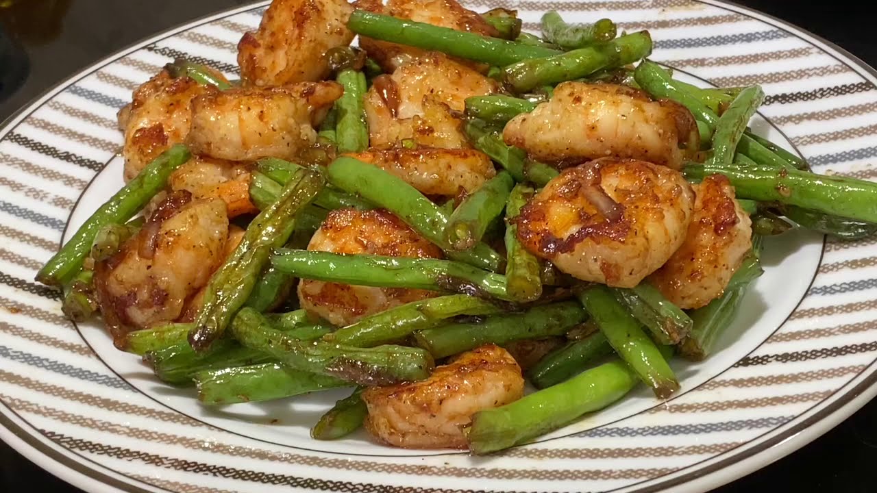 Shrimp and Green Beans Stir Fry Recipe | Easy and Delicious
