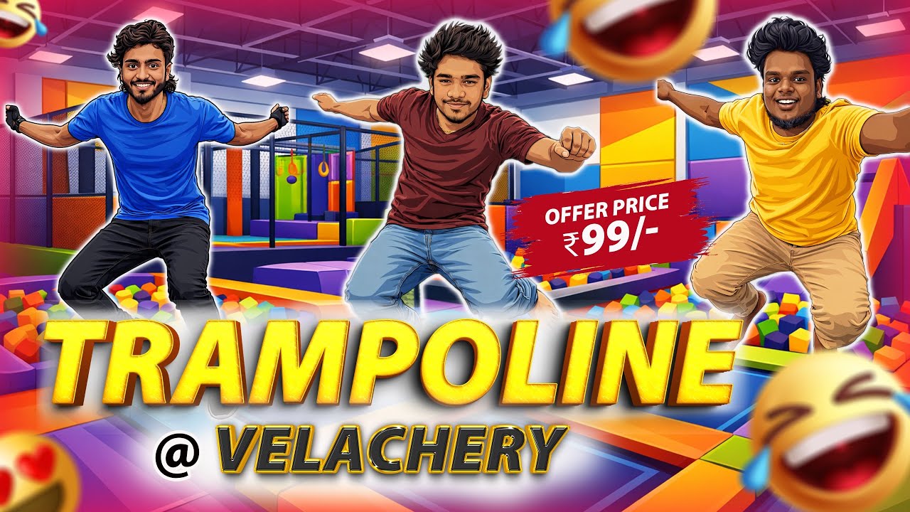 💢தரமான offer தராங்க ₹99 at Havefun Trampoline⚡️💥Velachery kora food street|must visit spot💥
