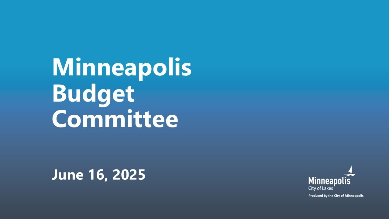 June 16, 2025 Budget Committee